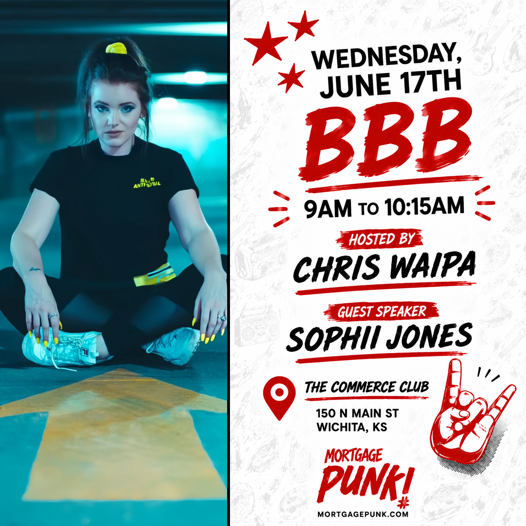 Join Sophii Jones at Mortgage Punk's BBB for "Katabasis: The Business of Failure"