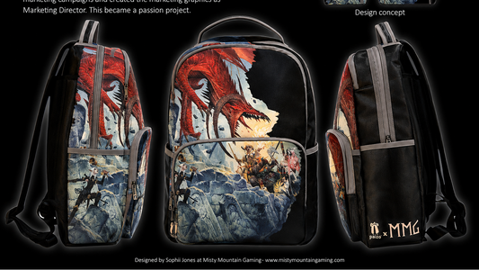 Misty Mountain Gaming x Paizo's Officially Licensed Pathfinder & Starfinder Backpacks