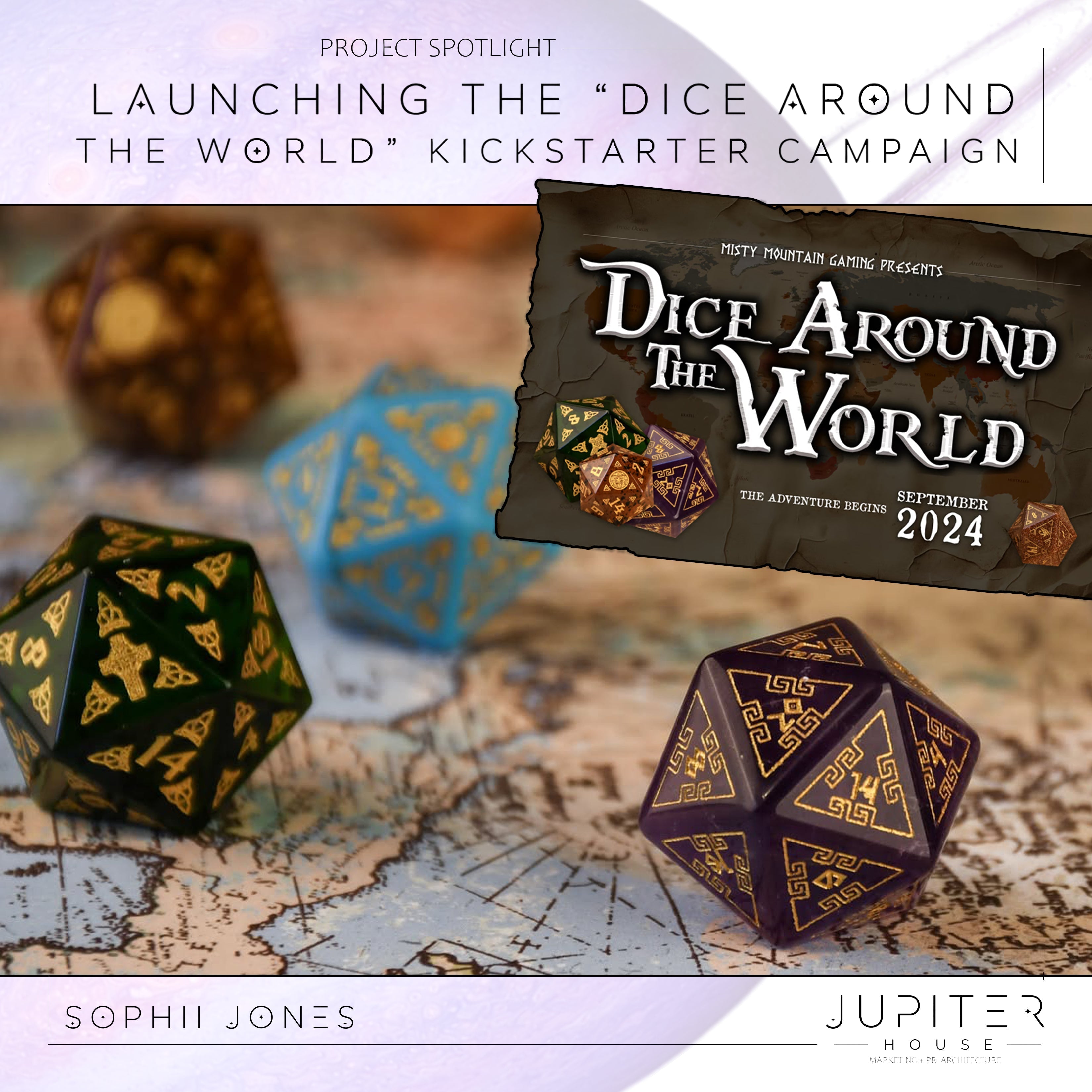 Project Spotlight: Launching the “Dice Around The World” Kickstarter Campaign